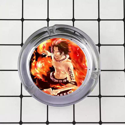 Luffy/Zoro/Sanji Glass Ashtray - Set Sail on Smoky Seas